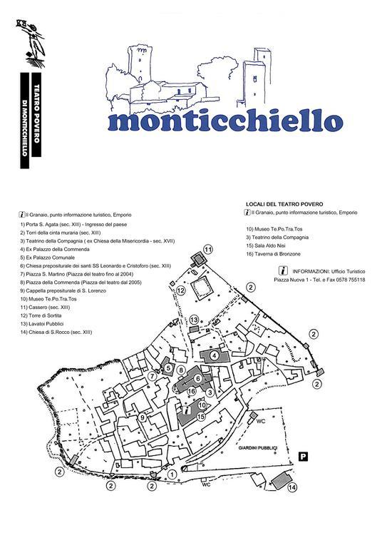 Foresteria Del Teatro Povero Monticchiello Szoba fotó